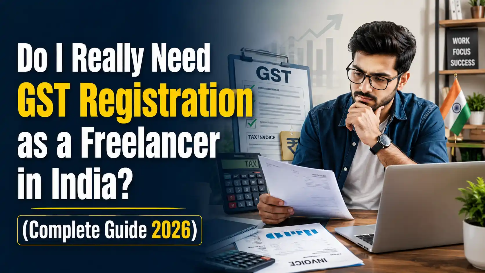 Do I Really Need GST Registration as a Freelancer in India? (Complete Guide 2026)