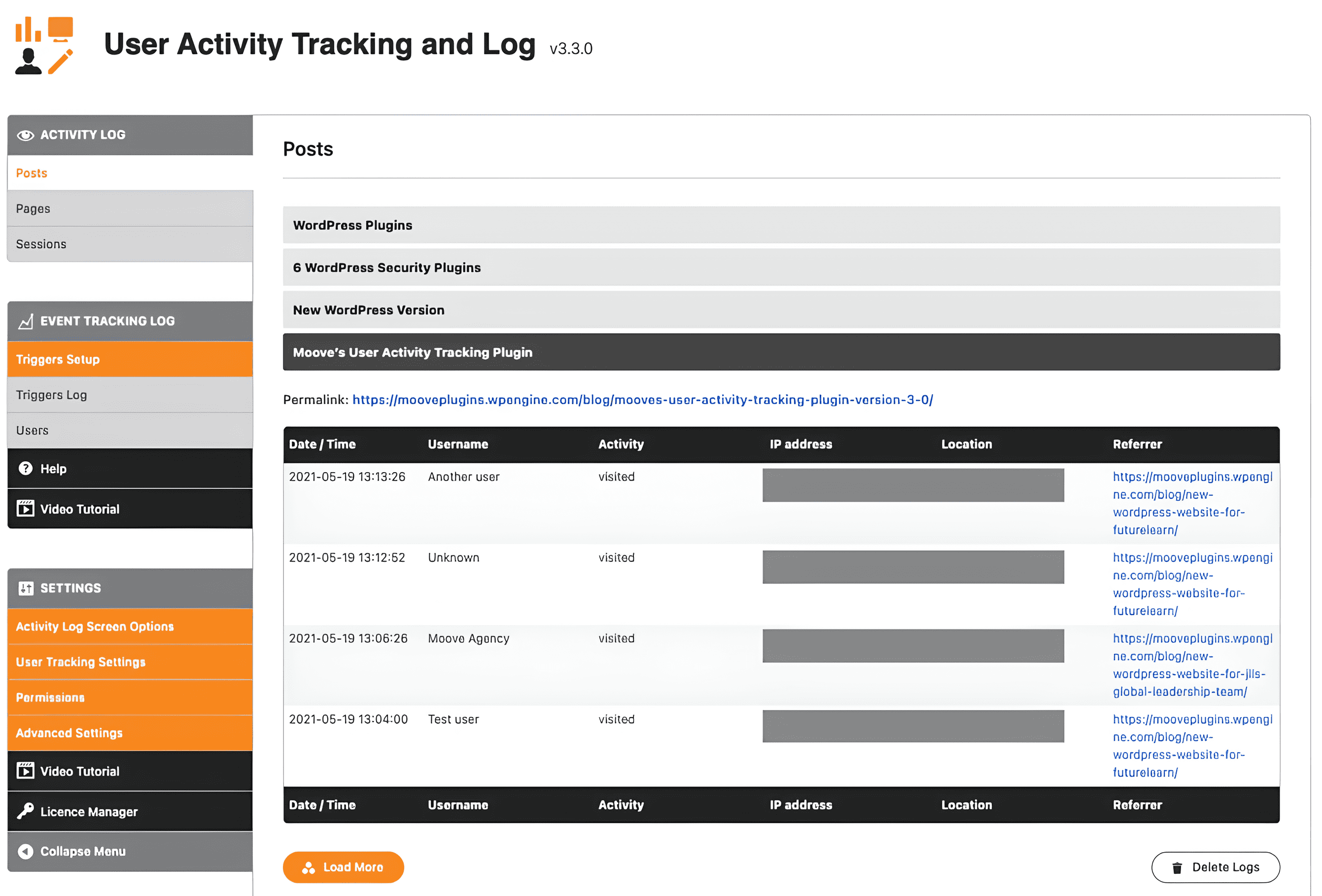 Monitor User Activity