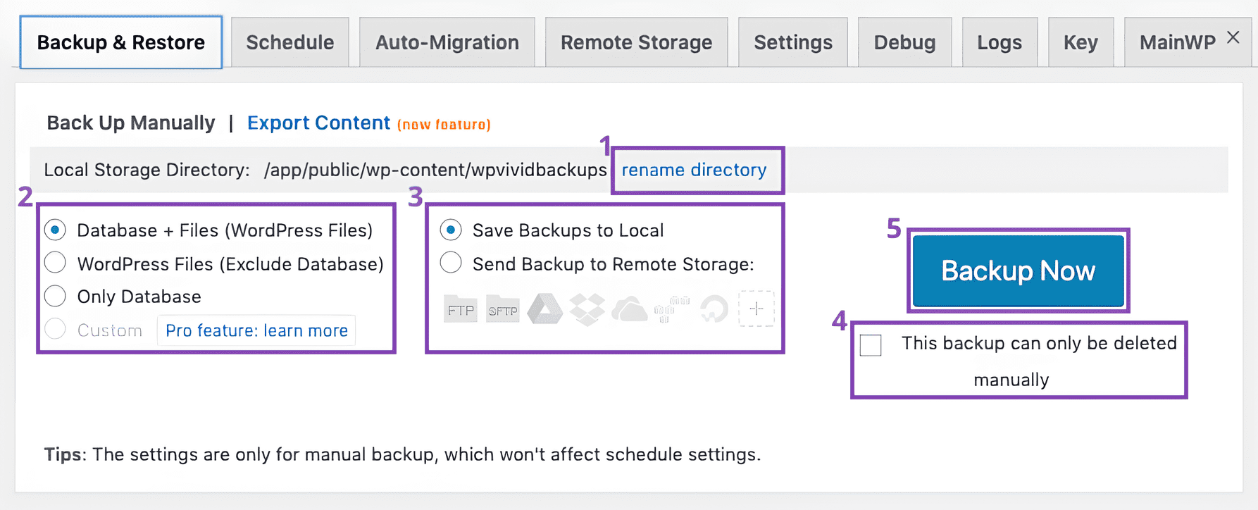 Regularly Backup Your Website