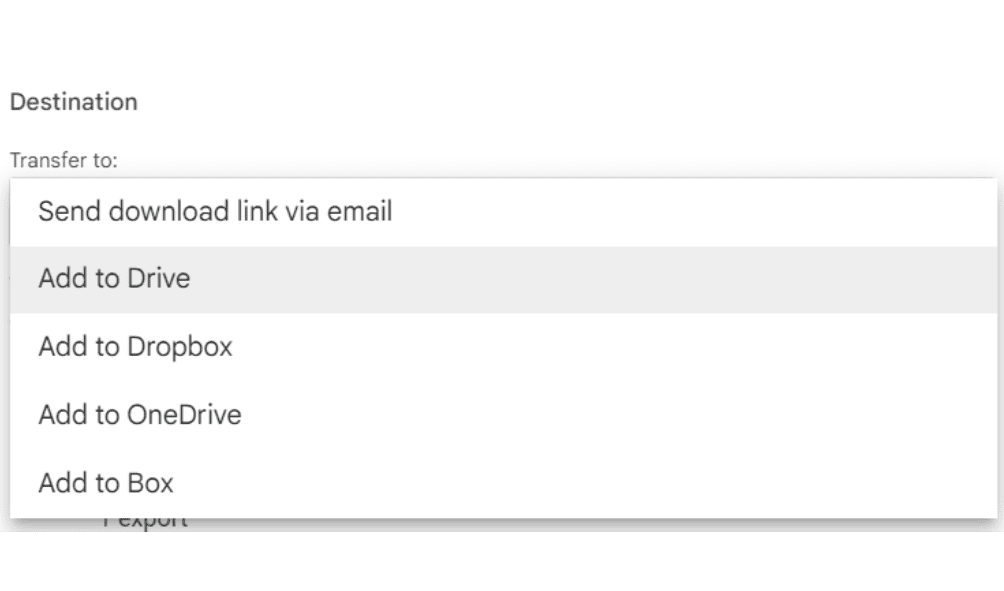 Choose Delivery Method